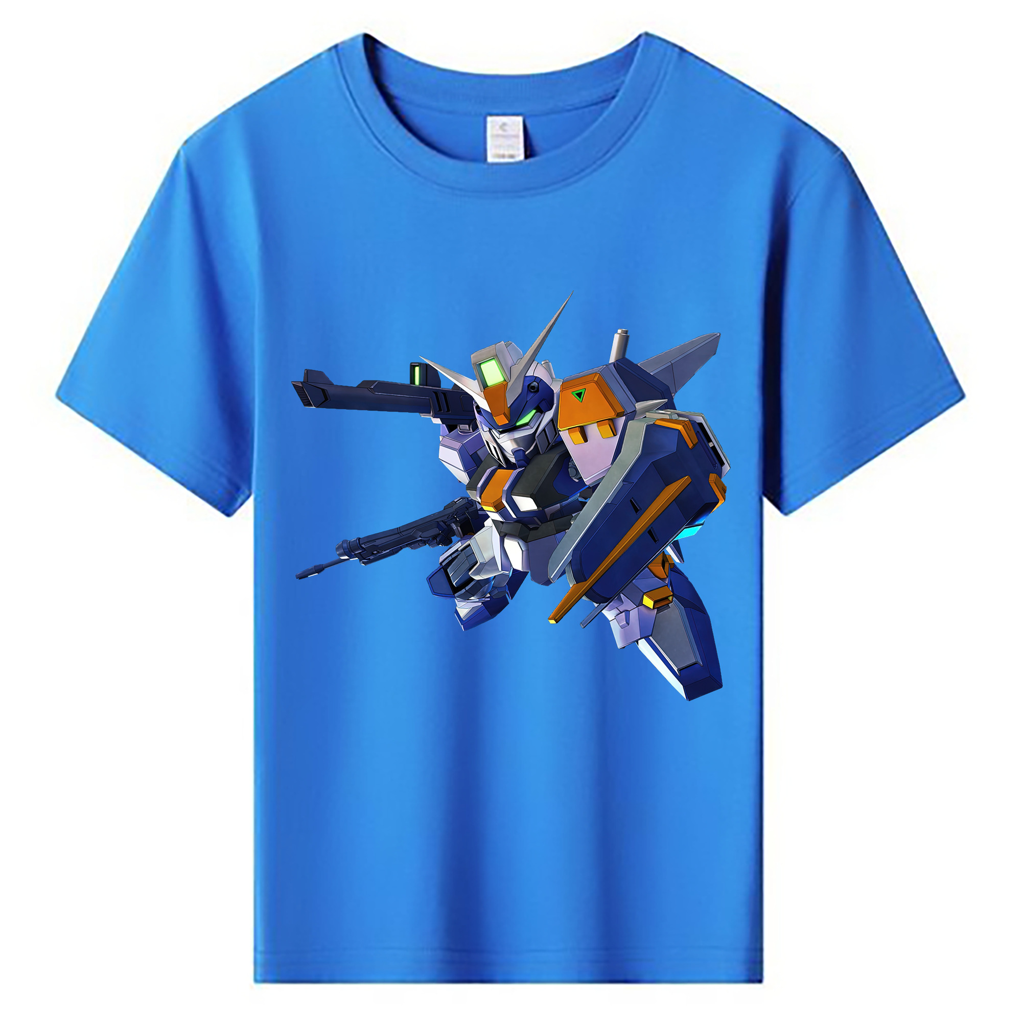 （画像用） 機動戦士ガンダム Mobile Suit Gundam 綿100％キッズTシャツ（フロントプリント）
